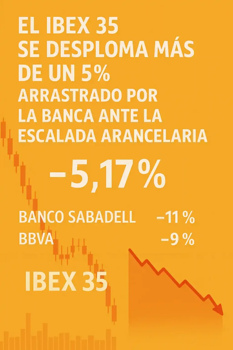 IBEX 35 se desploma
