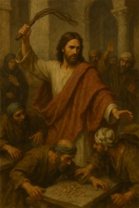 Jesús purificó el Templo de Jerusalén lunes santo 2025