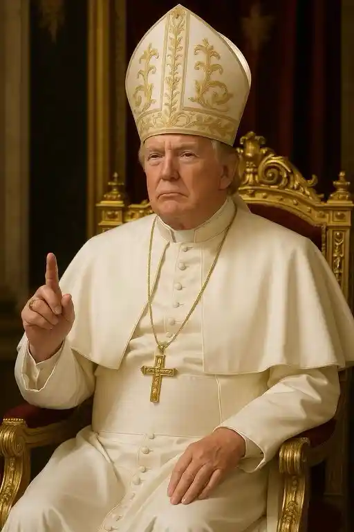 Trump como el papa: imagen de IA genera fuerte polémica