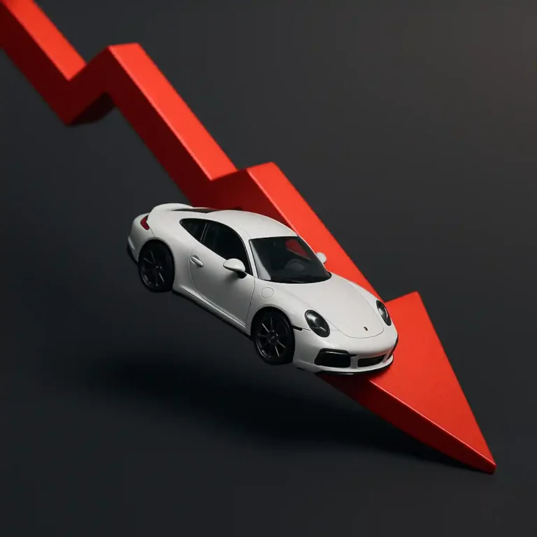 Porsche sale del índice DAX: desplome bursátil y crisis en su estrategia eléctrica