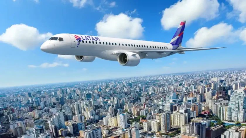 LATAM Airlines anuncia compra de hasta 74 aviones a la fabricante brasileña Embraer