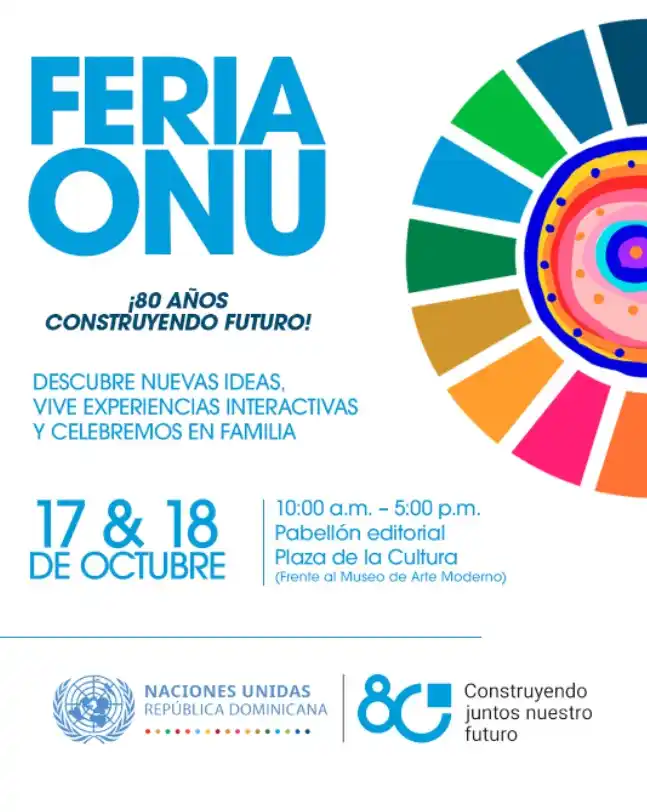 ¡Gratis! Feria ONU 80 Años: Agenda completa en Plaza de Cultura