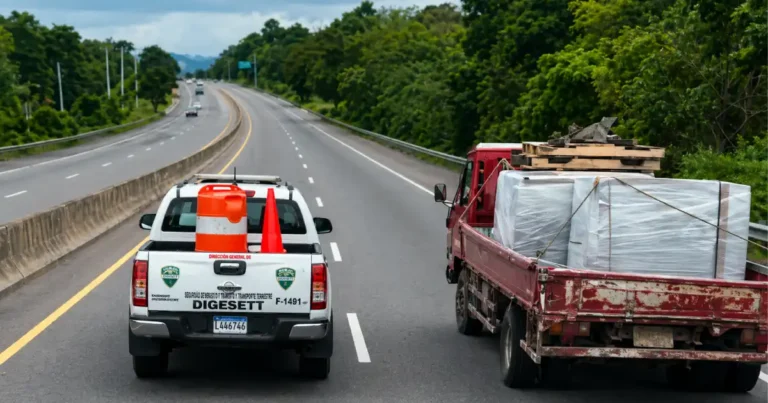 Conductor de camión puesto a disposición de la justicia tras chocar unidad oficial de DIGESETT