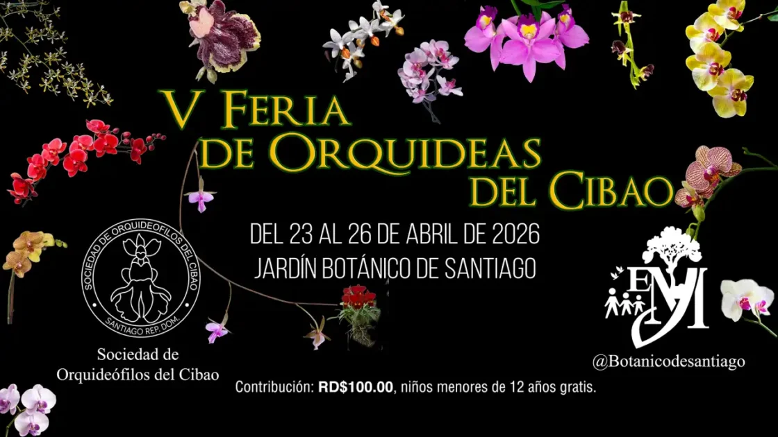 Feria de orquídeas del Cibao abre con 34 países invitados