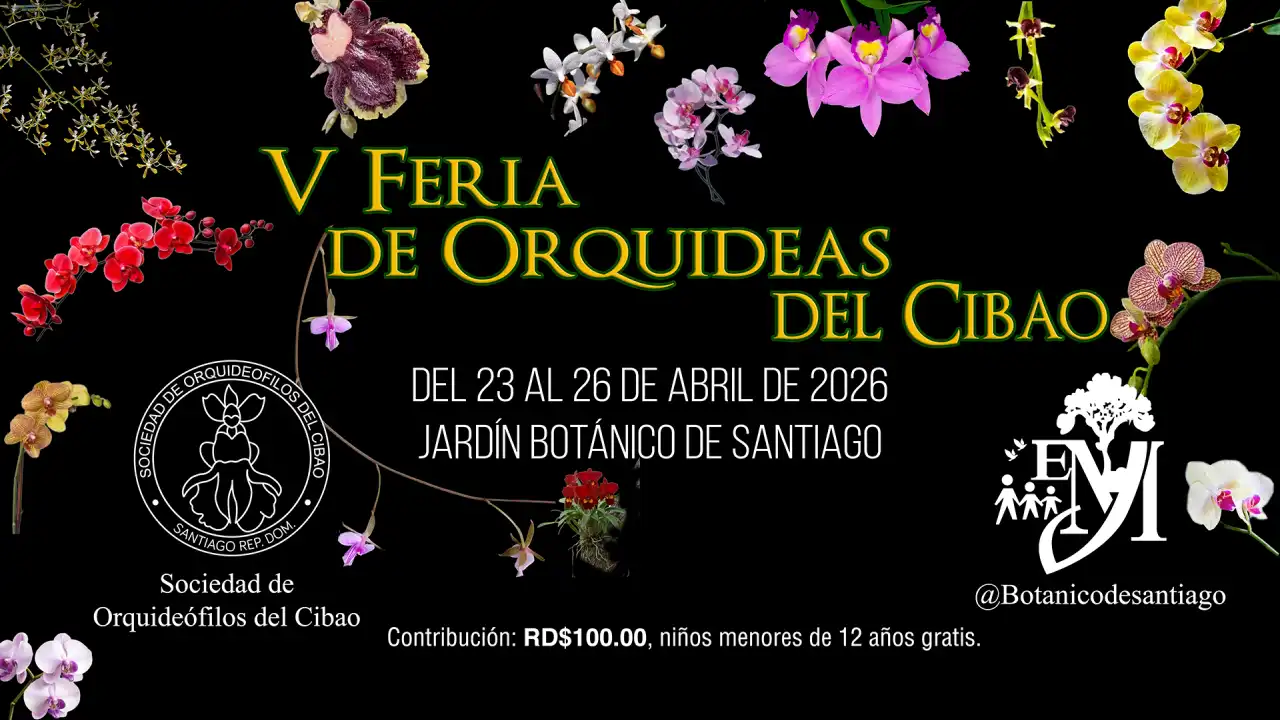 Feria de orquídeas del Cibao abre con 34 países invitados