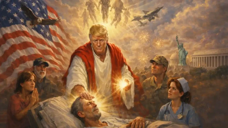 Trump borra foto como Jesús tras críticas de sus propios aliados