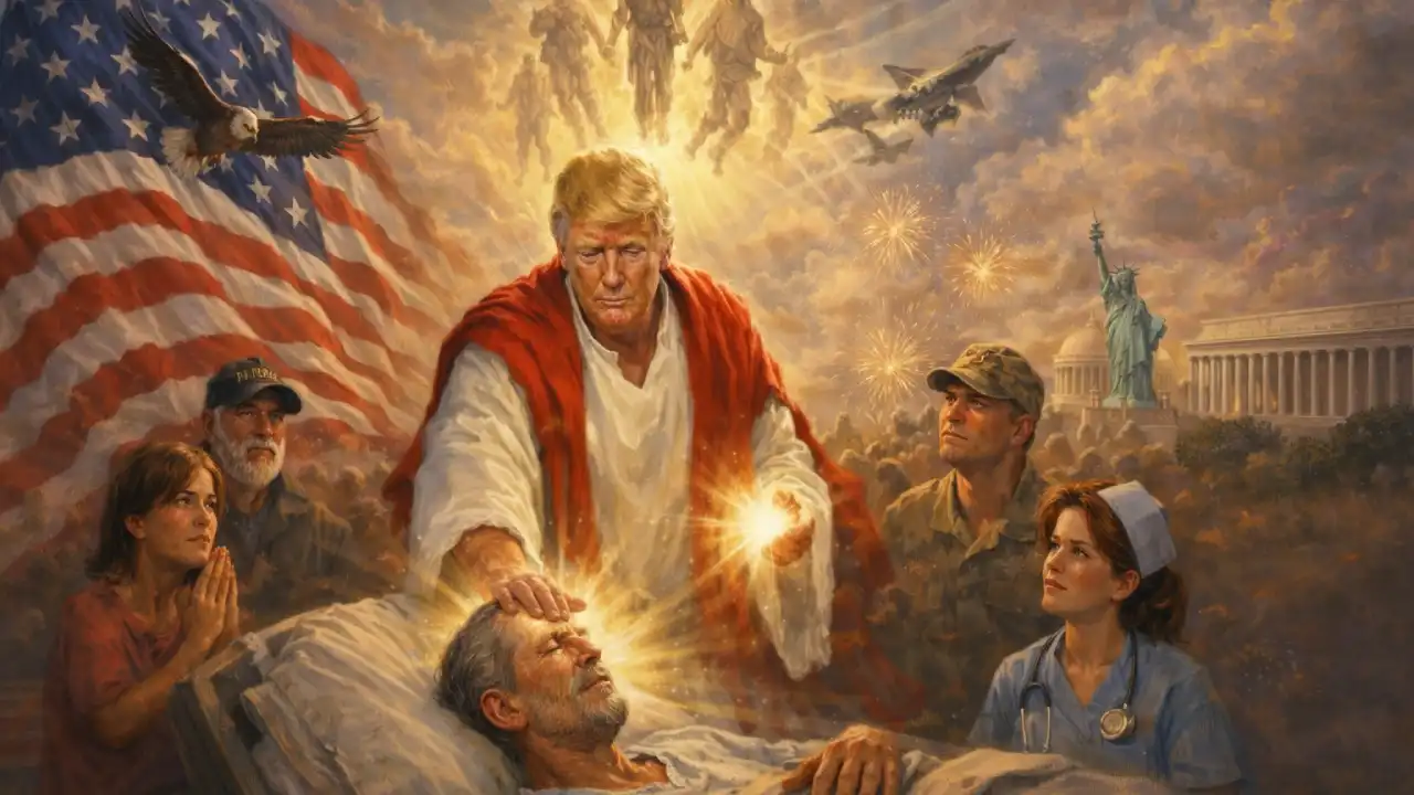 Trump borra foto como Jesús tras críticas de sus propios aliados